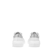 Load image into Gallery viewer, VALENTINO Lace Up Sneaker in white hide and silver inlay