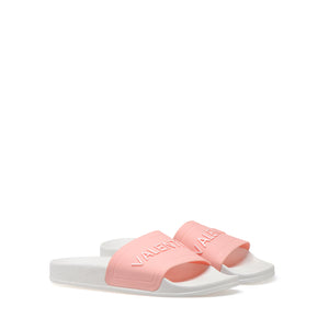 VALENTINO Slider sandal in pink PVC