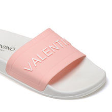 Load image into Gallery viewer, VALENTINO Slider sandal in pink PVC