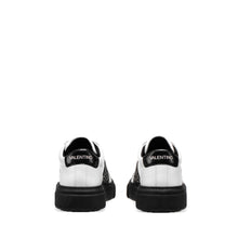 Load image into Gallery viewer, VALENTINO Slip-on Sneaker in white leather and black details