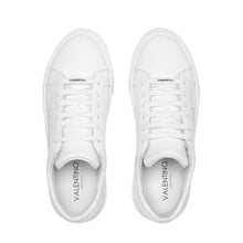 Load image into Gallery viewer, VALENTINO Lace-Up Sneaker in white hide and white insert