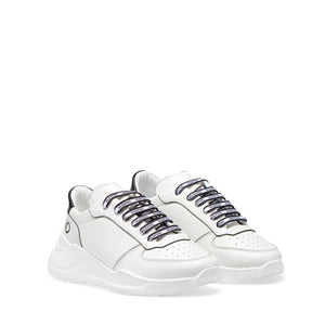 VALENTINO Sneakers running in white and black calf